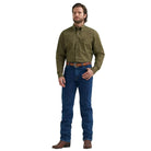 Men's Wrangler Lichen George Strait Long Sleeve Button Down Shirt 112381943