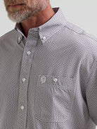 Men's Lagoon Starburst George Strait Performance Button Down Shirt 112381963