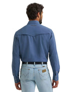 Men's Wrangler Vintage Indigo All Terrain Gear Performance Shirt 112382400
