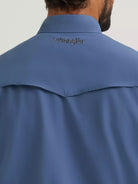 Men's Wrangler Vintage Indigo All Terrain Gear Performance Shirt 112382400