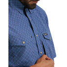 Men's Wrangler Indigo All Terrain Performance Print Shirt 112382437