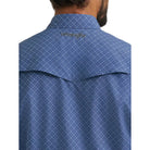 Men's Wrangler Indigo All Terrain Performance Print Shirt 112382437