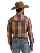 Wrangler Men's  Ombre All Terrain Gear Performance Plaid Shirt 112382473