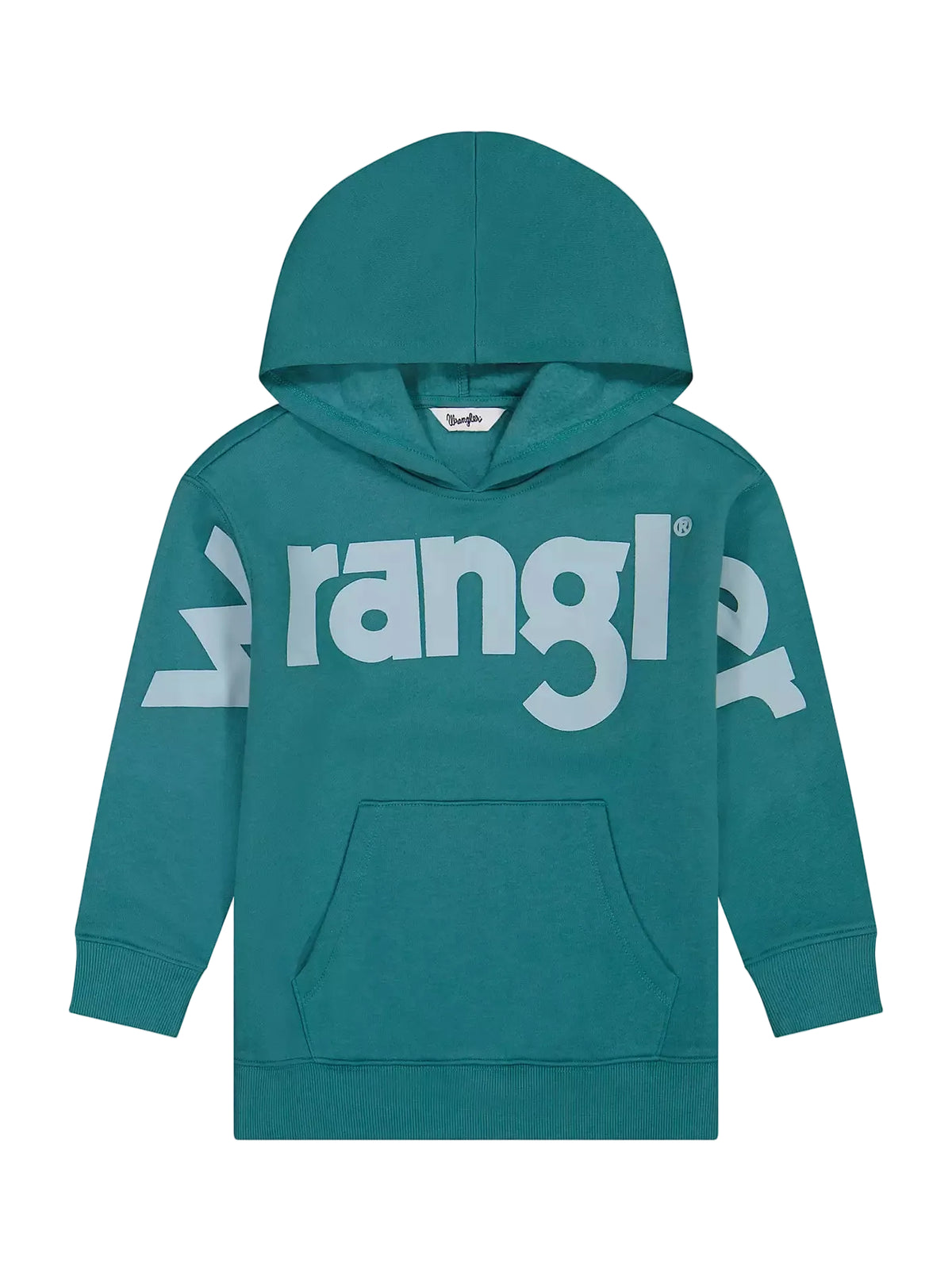 Wrangler Girl's Teal Dream Wide Open Spaces Logo Hoodie 112382654