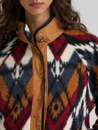 Wrangler Women's Desert Chevron Hay Away Big Sky Sherpa Snap Jacket 112382669