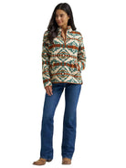 Wrangler Women's High Plains Sherpa Zip Pullover 112382729