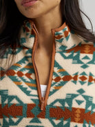 Wrangler Women's High Plains Sherpa Zip Pullover 112382729