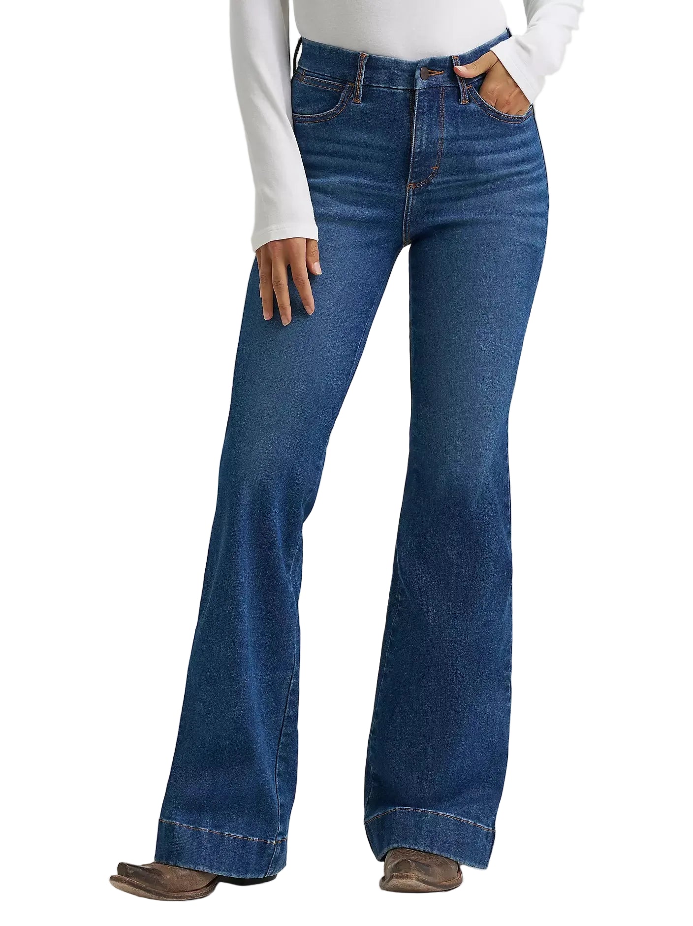 Women's Wrangler Reina Bespoke High Rise Trouser Jeans 112382765