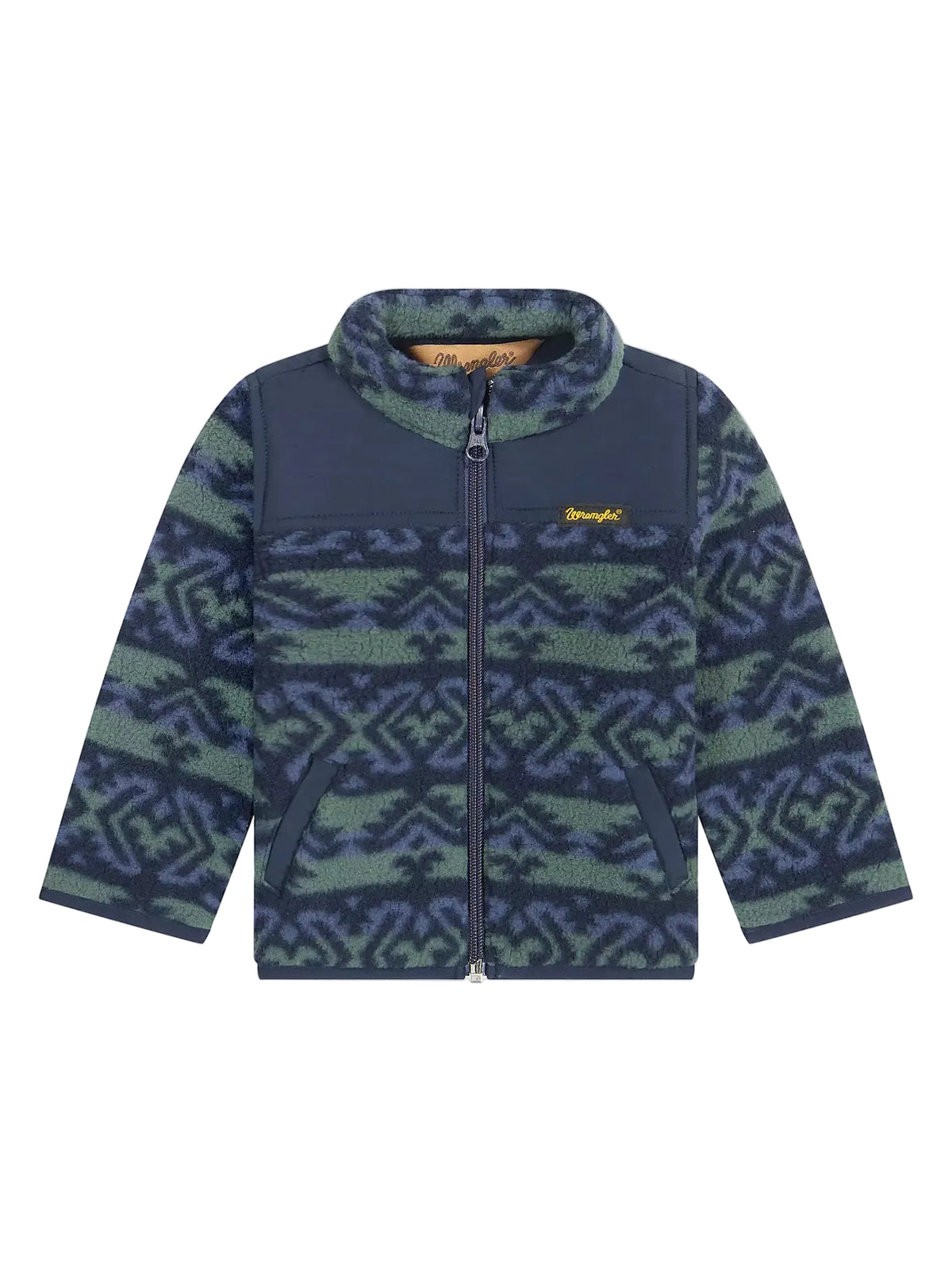 Wrangler Little Boy's Dark Forest Hay Away Full Zip Sherpa Jacket 112382946