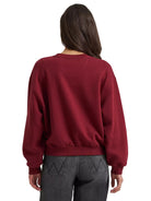 Wrangler Women's Cabernet Logo Canyon Crew Pullover 112384039