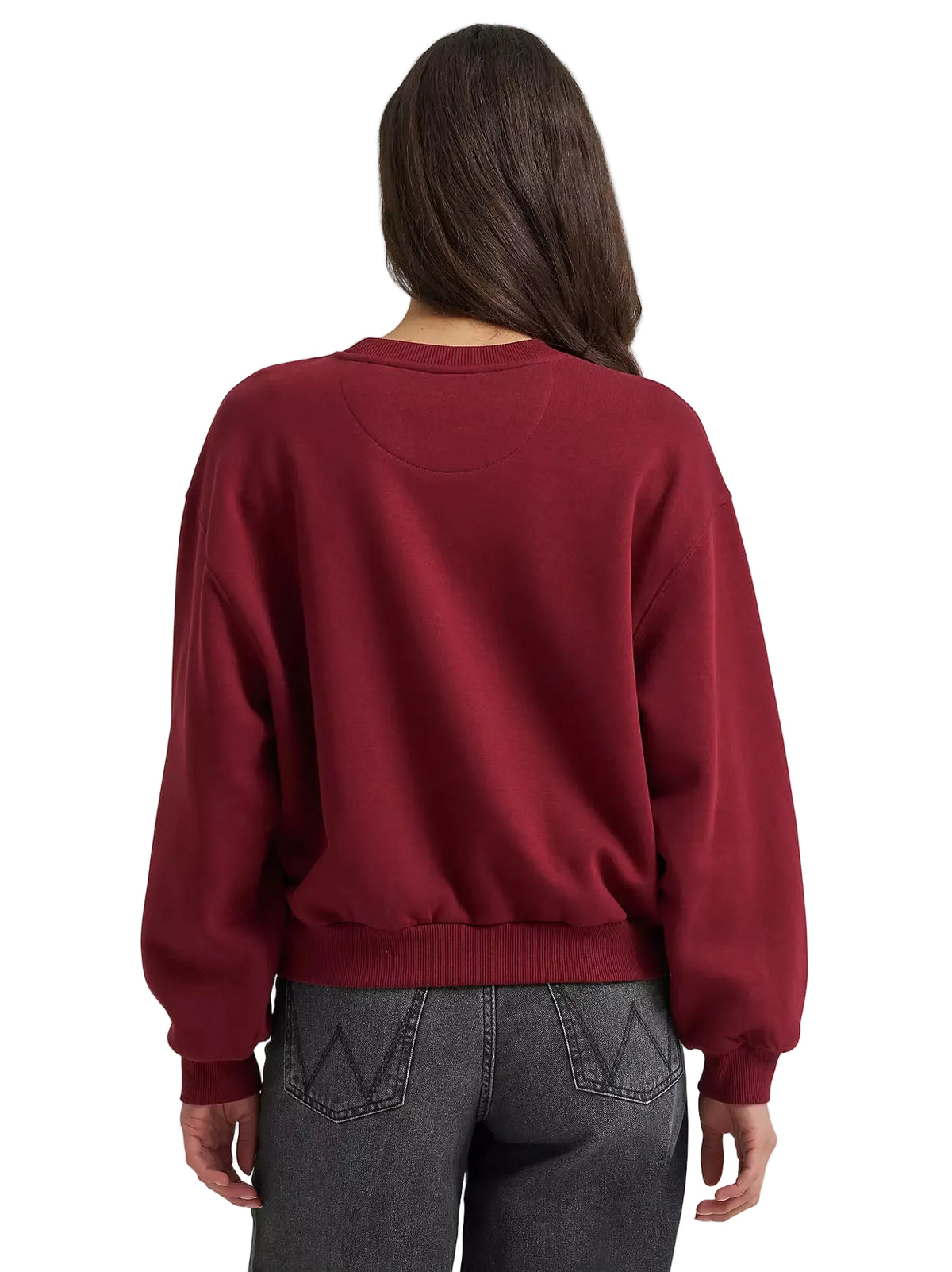 Wrangler Women's Cabernet Logo Canyon Crew Pullover 112384039