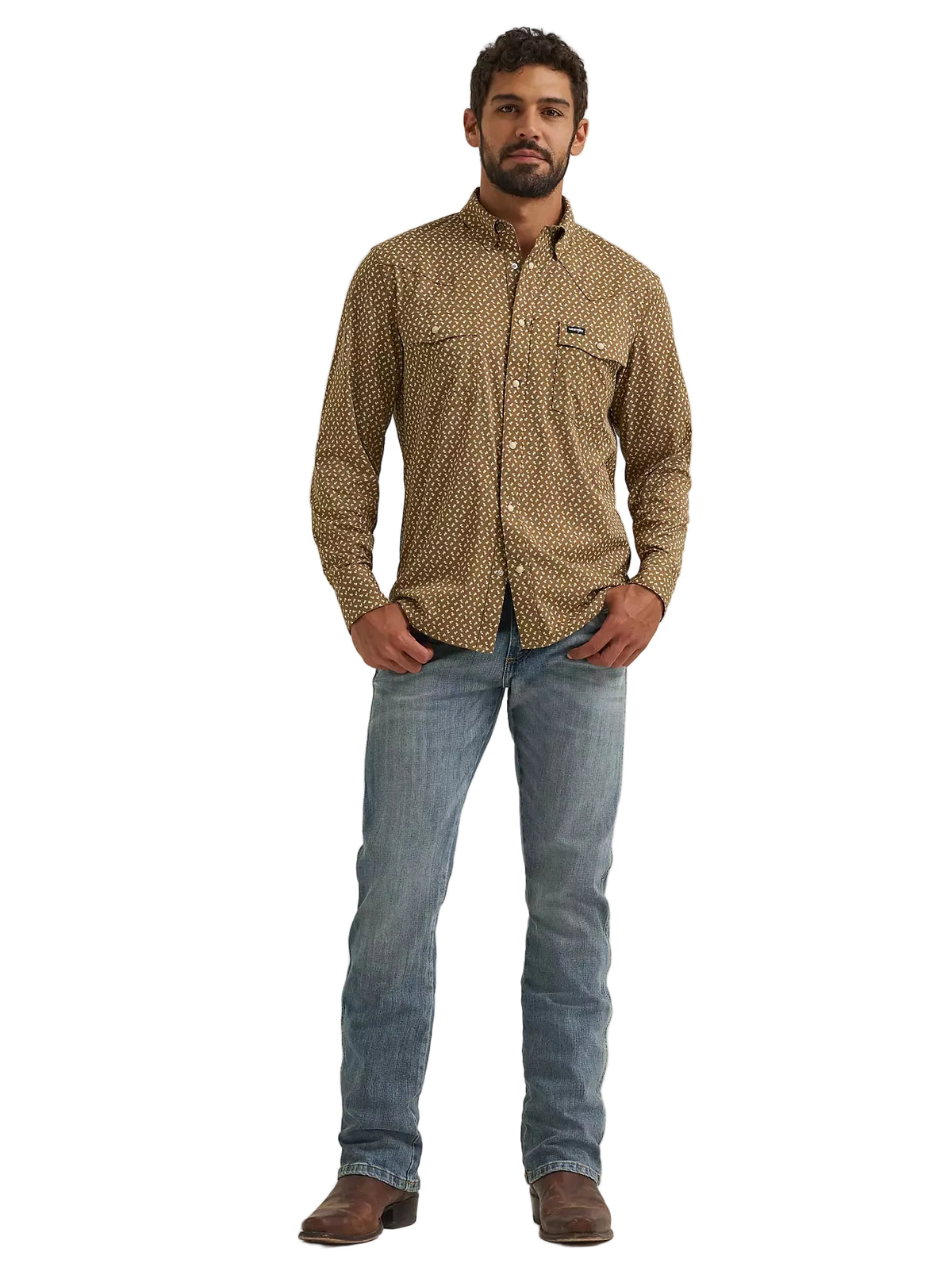 Wrangler Men's Kangaroo All Terrain Gear Technical Shirt 112384244