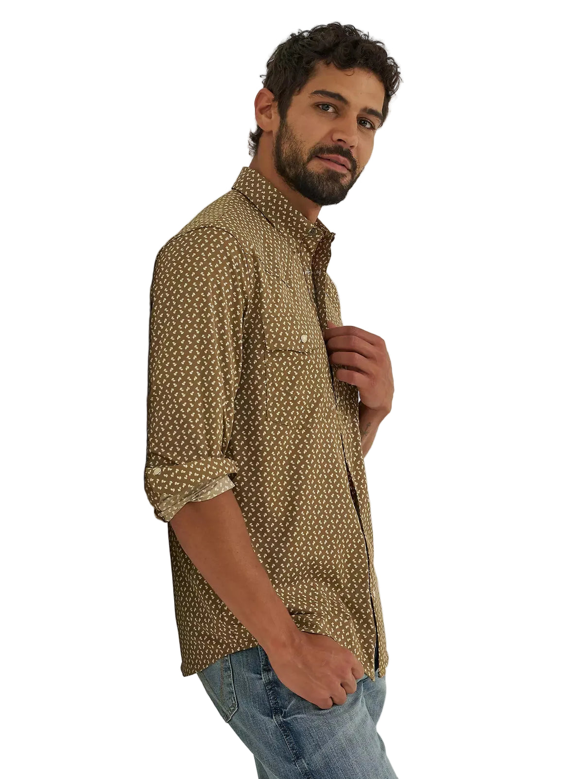 Wrangler Men's Kangaroo All Terrain Gear Technical Shirt 112384244