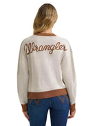 Wrangler Women's Cream V-neck Cardigan 112385400