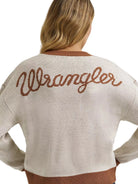 Wrangler Women's Cream V-neck Cardigan 112385400