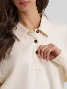 Wrangler Women's Cream Western Polo Shirt 112385415