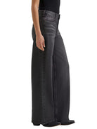 Wrangler Women's Harper Reto Bailey High Rise Wide Leg Jean 112385604