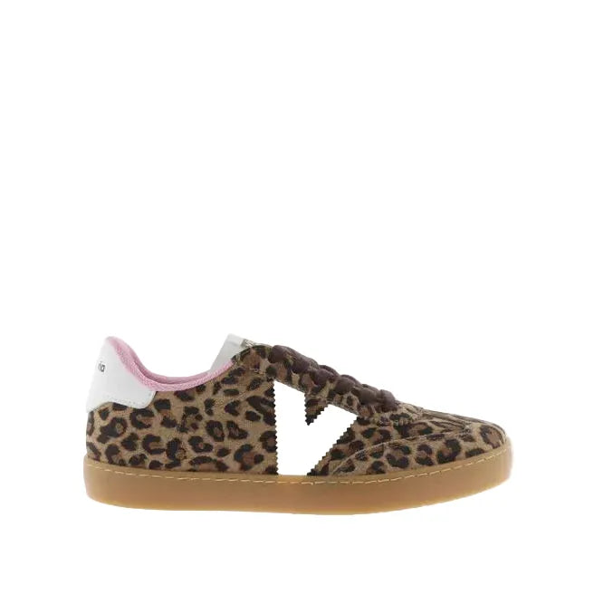Women's Victoria Berlin Leopard Suede & Contrast Casual Shoes 1126205