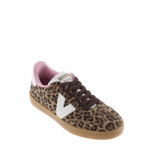 Women's Victoria Berlin Leopard Suede & Contrast Casual Shoes 1126205