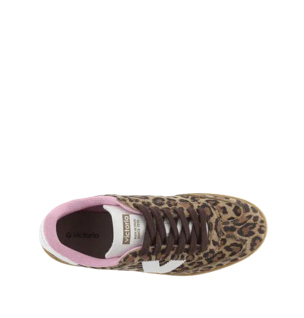 Women's Victoria Berlin Leopard Suede & Contrast Casual Shoes 1126205