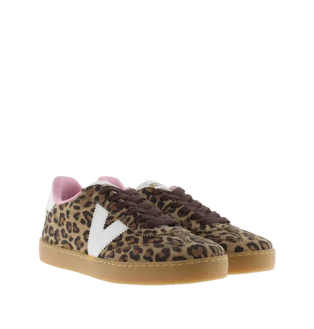 Women's Victoria Berlin Leopard Suede & Contrast Casual Shoes 1126205