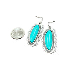 Women's Isac 2" Long Turquoise Earrings 