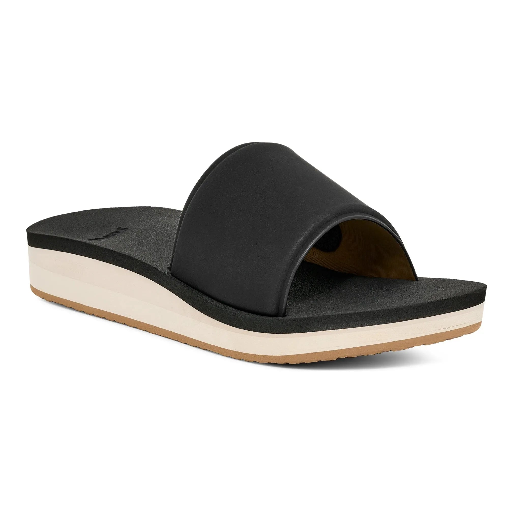 Women's Sanuk Highland Slide 1167131-BLK - Crazy House Western Wear