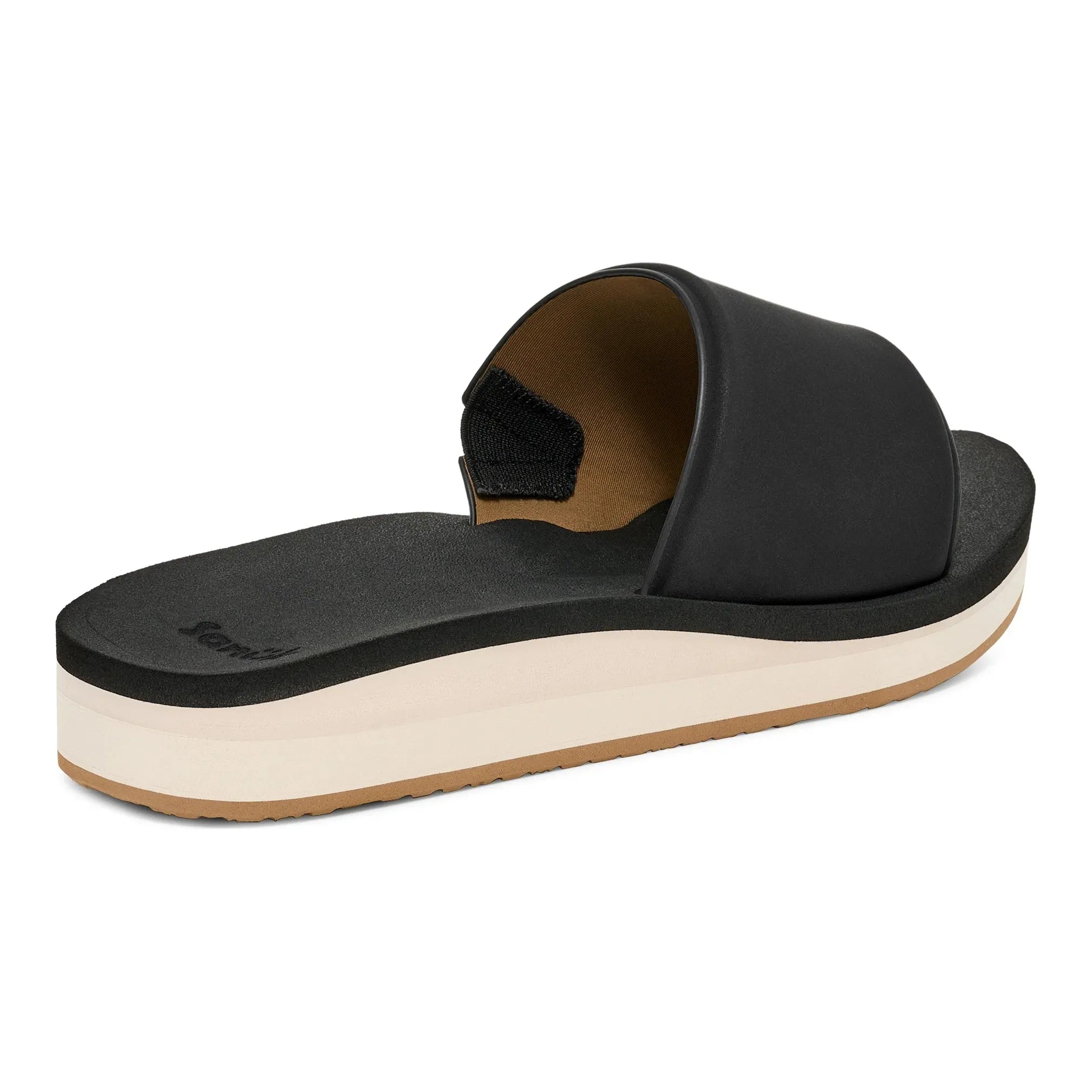 Women's Sanuk Highland Slide 1167131-BLK - Crazy House Western Wear