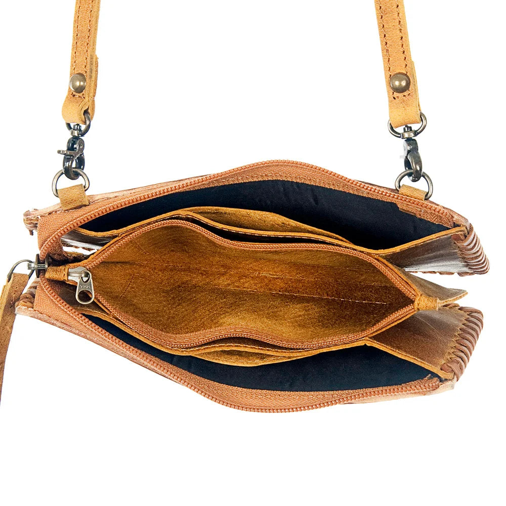 Women's American Darling Tooled Leather Wallet ADBG535TAN