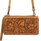 Women's American Darling Tooled Leather Wallet ADBG535TAN