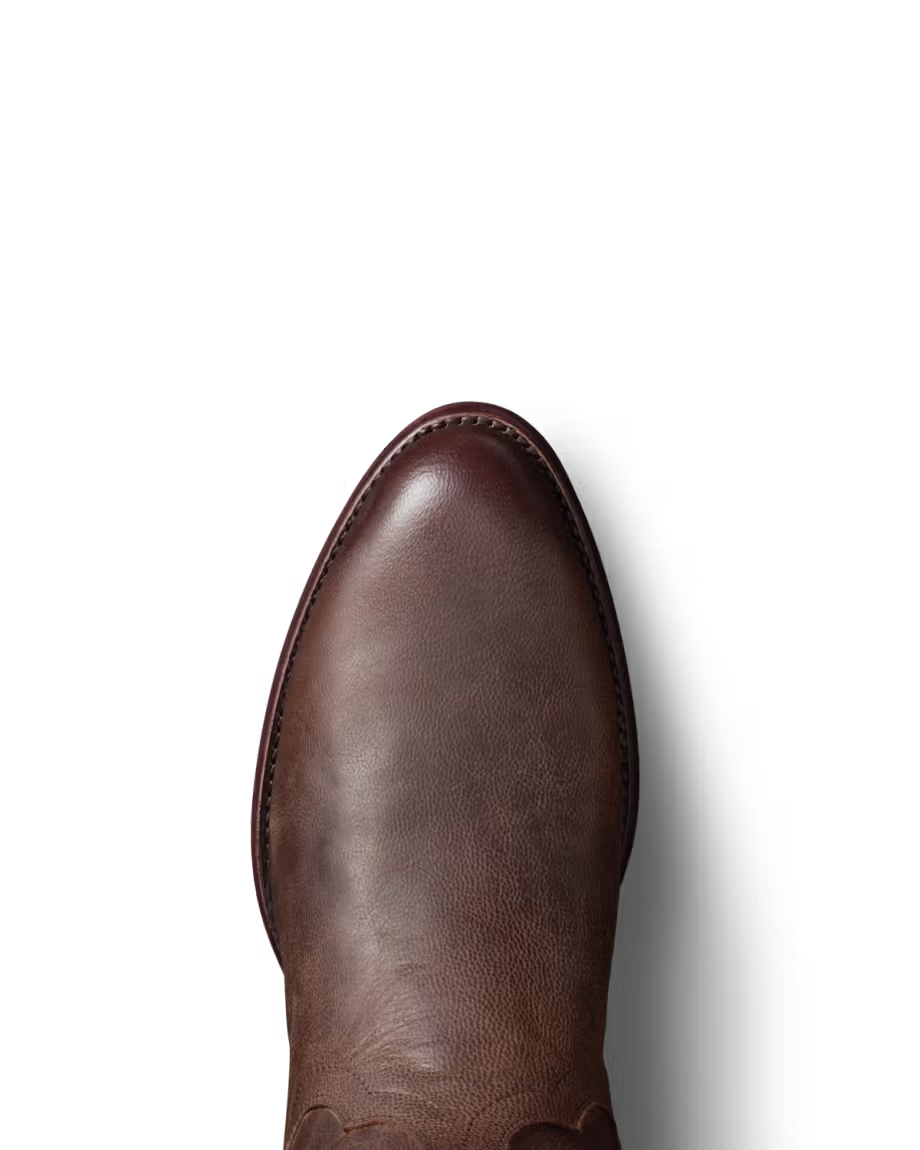 Tecovas Men's Cafe Goat The Earl Round Toe Boots M10002CAF