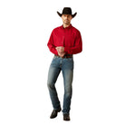 Men's Ariat Red Tyson Classic Fit Shirt