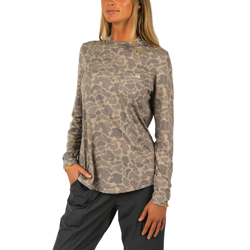 Women's Marsh Wear Camo Buxton Tech Hoodie 