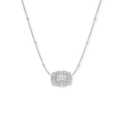 Women's Spurwest Ultra Mini Belt Buckle Necklace (Amelia Rose) U-NK-SLV-BC-101 - Crazy House Western Wear