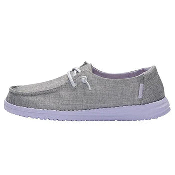 Girl's Hey Dude Wendy Sparkling Grey Lilac 130123166