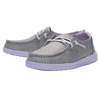 Girl's Hey Dude Wendy Sparkling Grey Lilac 130123166
