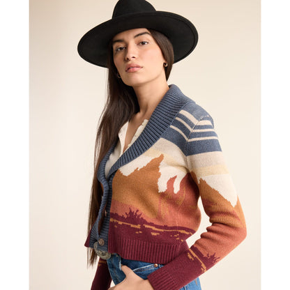 Pendleton Western Scenic Cotton Cardigan - Crazy House Western Wear