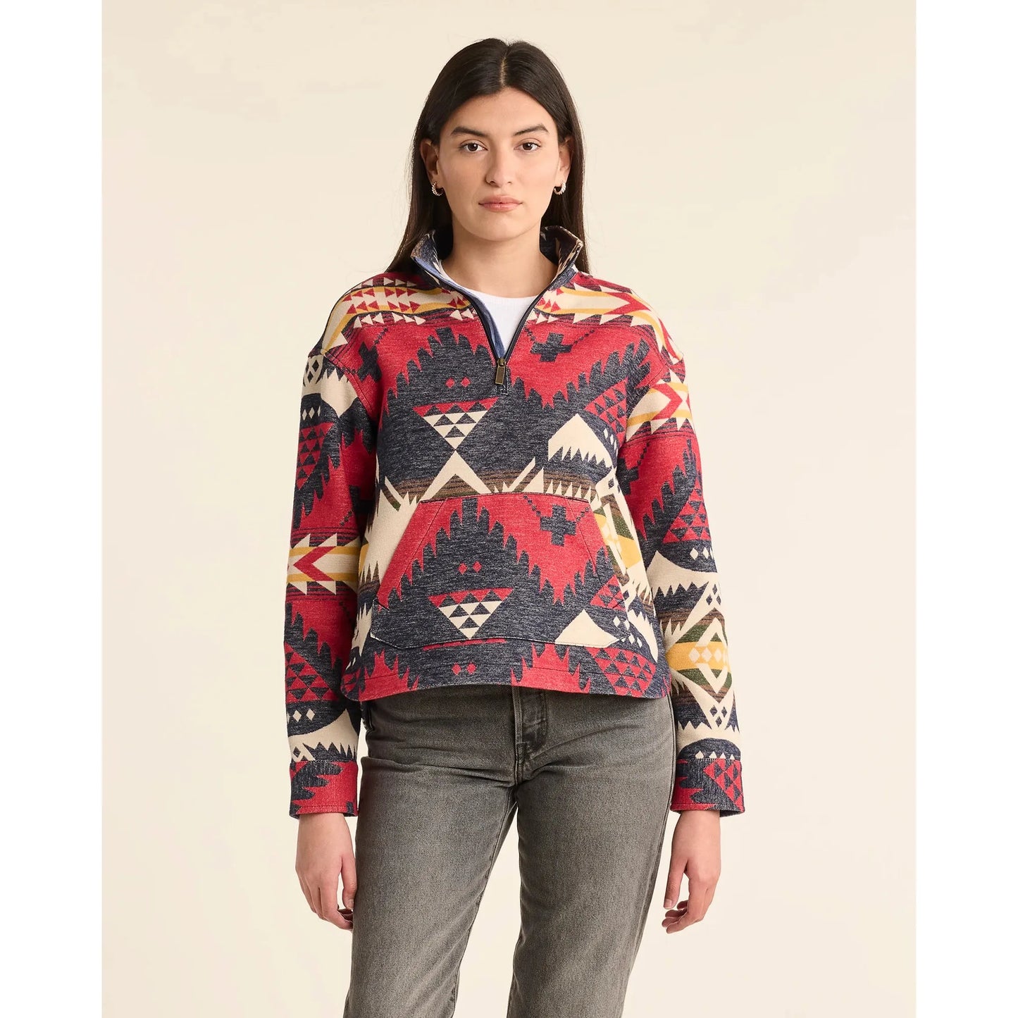 Pendleton Nehalem Double Soft Half-Zip Pullover - Crazy House Western Wear