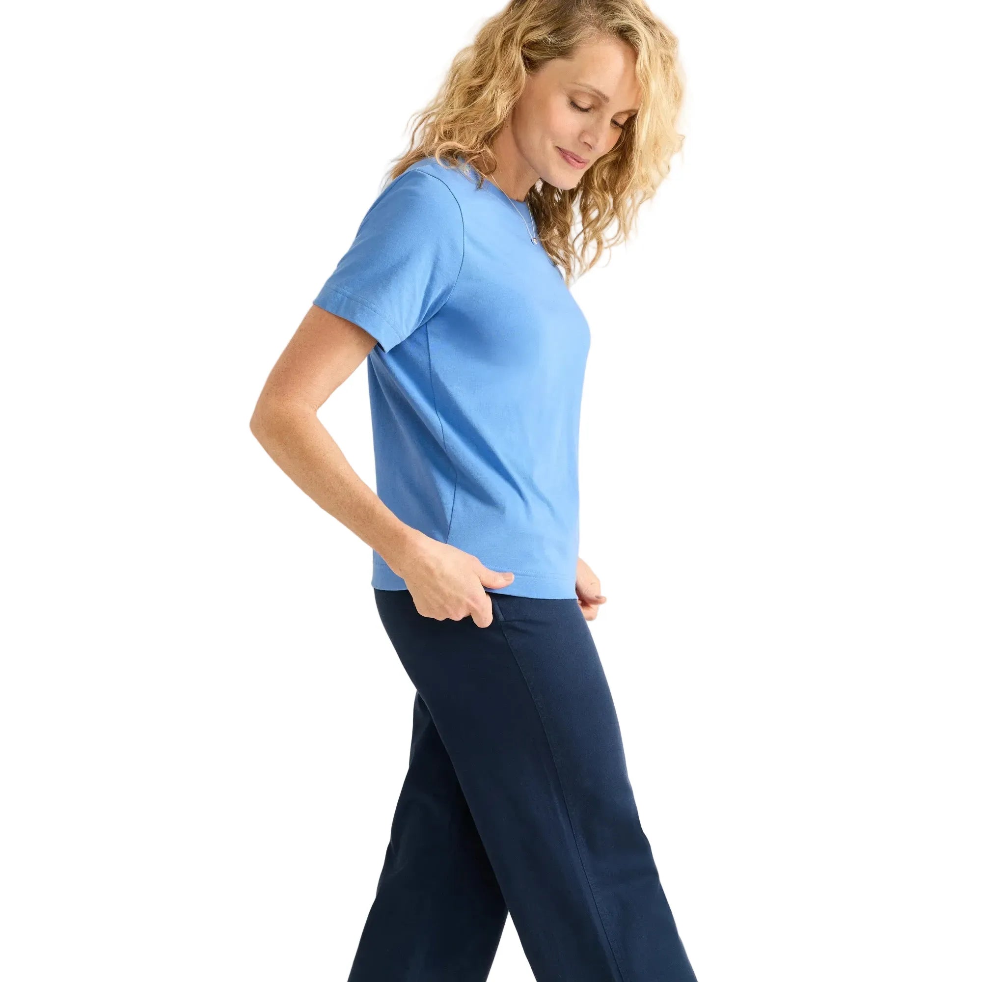 Women's Pendleton Lapis Blue Deschutes T-shirt TB360-87531