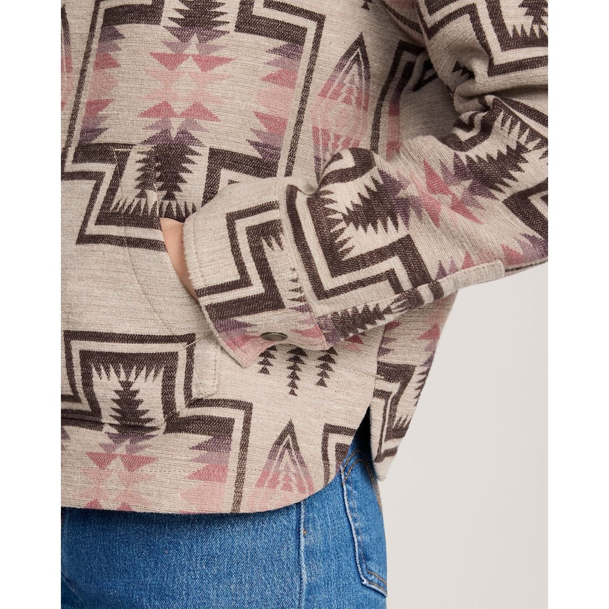 Women's Pendleton Harding Cotton Chamois Half-zip Pullover TM635-69979