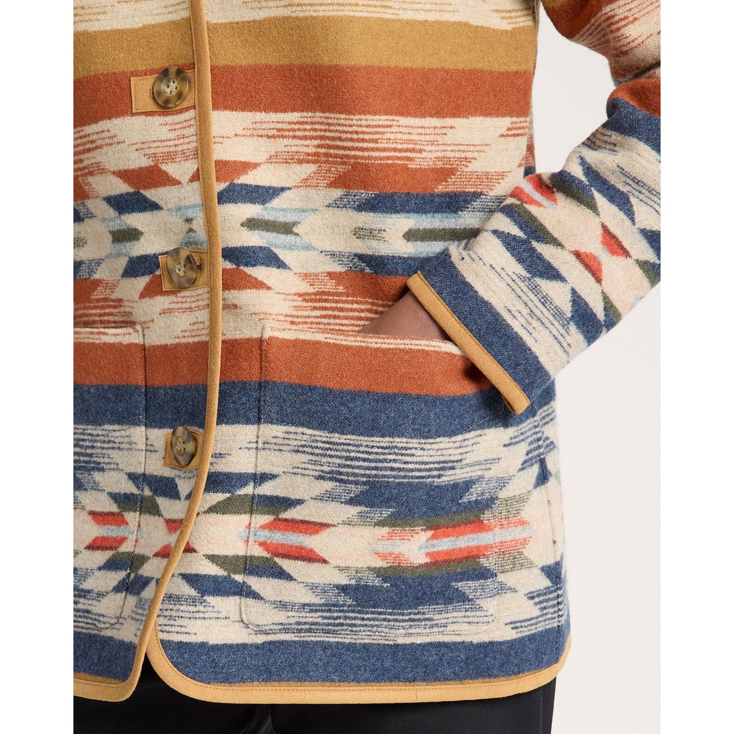 Women's Pendleton Wyeth Falls Reversible Wool Coat TE371-16154