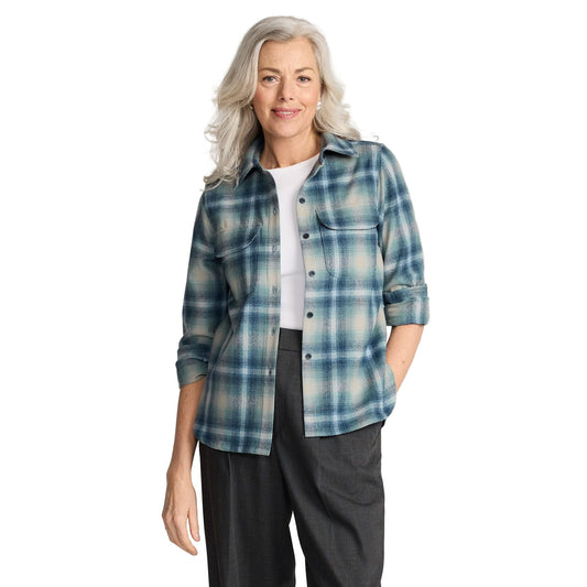Women's Pendleton Plaid Board Shirt TM616-32740