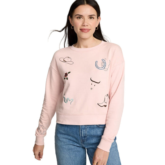 Women's Pendleton Western Graphic French Terry Pullover TB388-87477