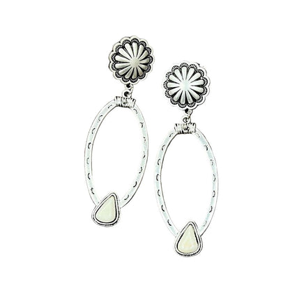 Women's Isac Aztec Turquoise Earrings 723184