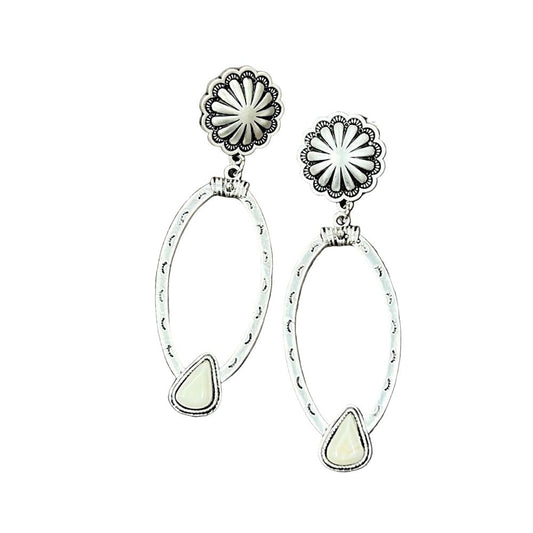Women's Isac Aztec Turquoise Earrings 723184