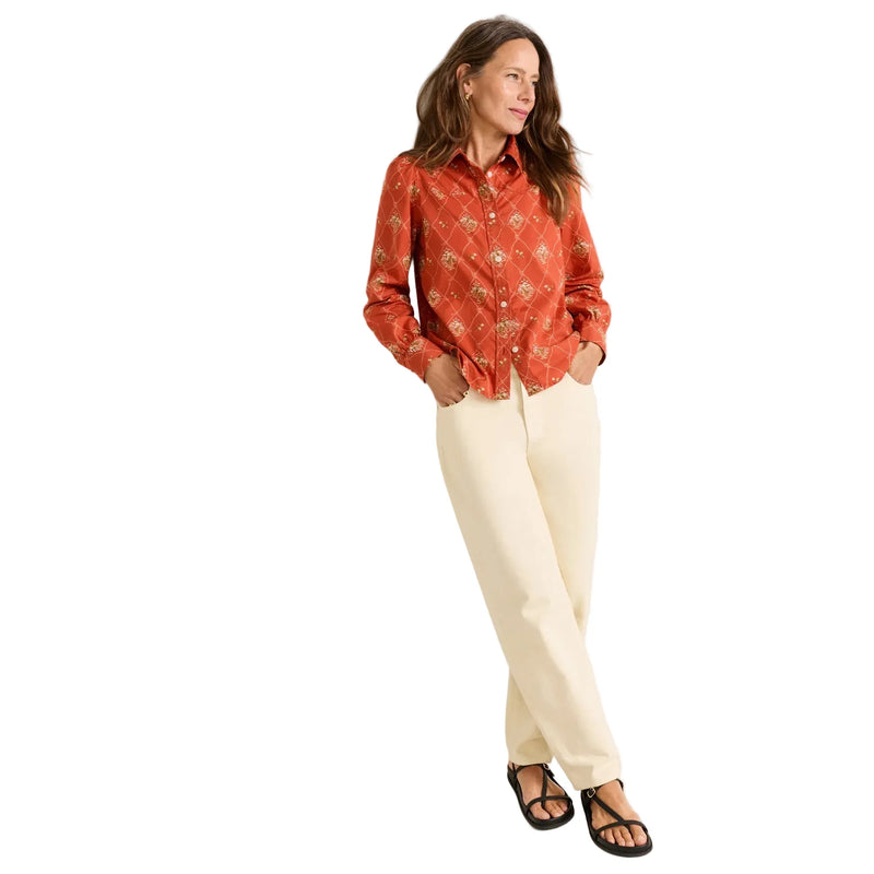 Women's Pendleton Cowgirl Lattice Winona Puff Sleeve Shirt TM661-84010