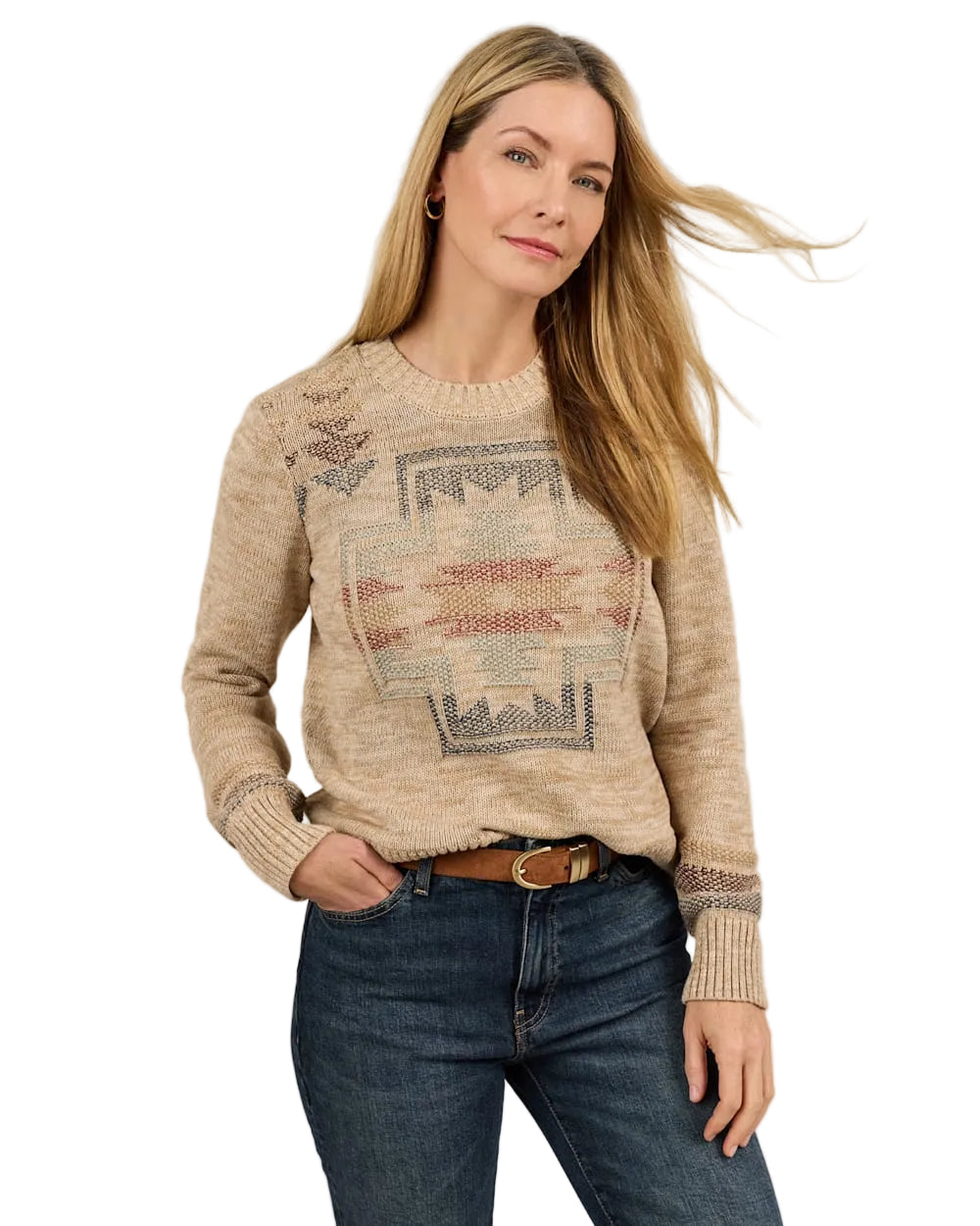 Women's Pendleton Columbia River Cotton Sweater TC0176