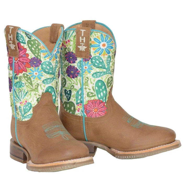 Girl's Tin Haul Sparkle Cactus Razor Sharp Sole Boot 14-018-0077-0894