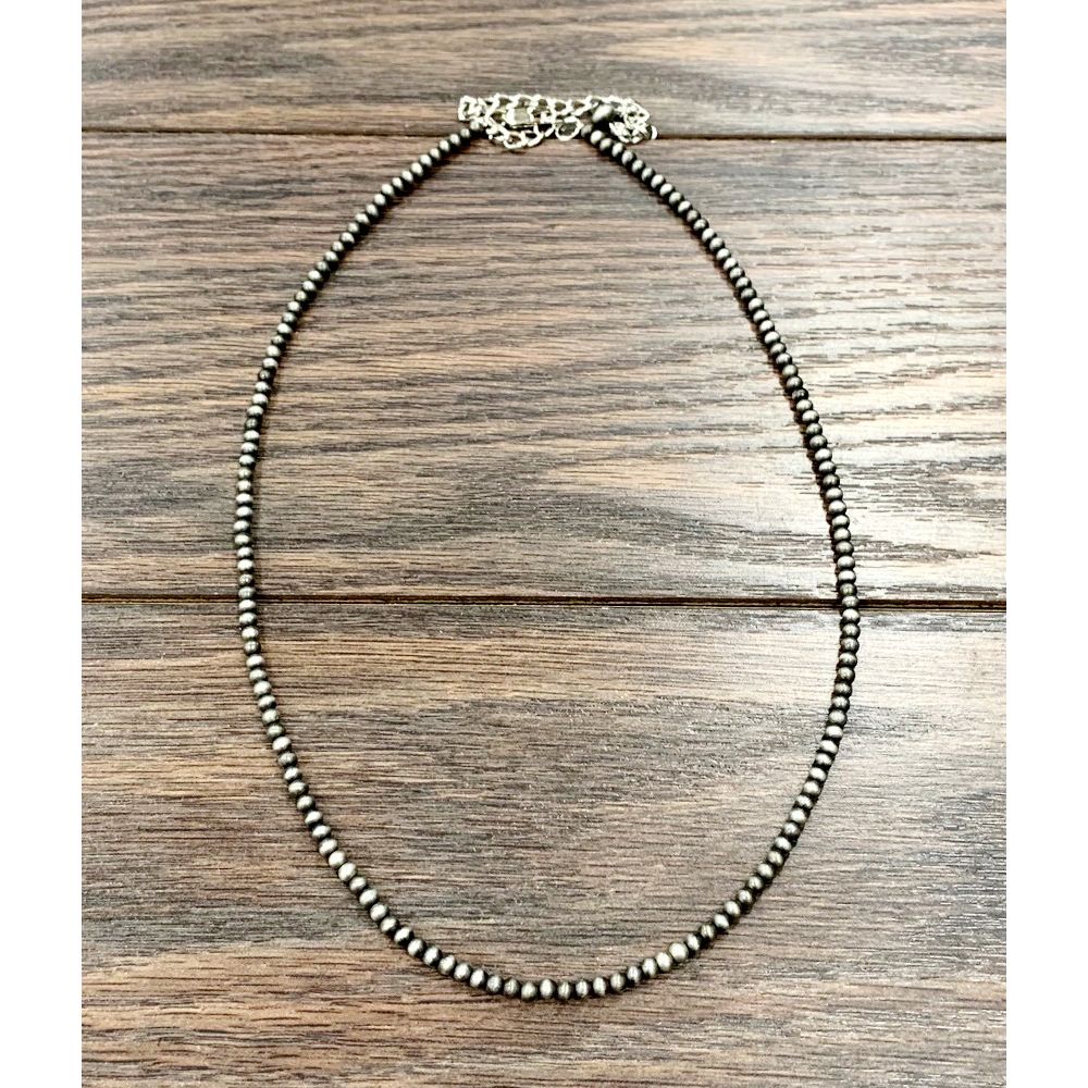 Women's Isac Handmade Navajo Bead Necklace 734165
