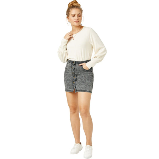 Women's Rib Cuff Knit Top HN4155